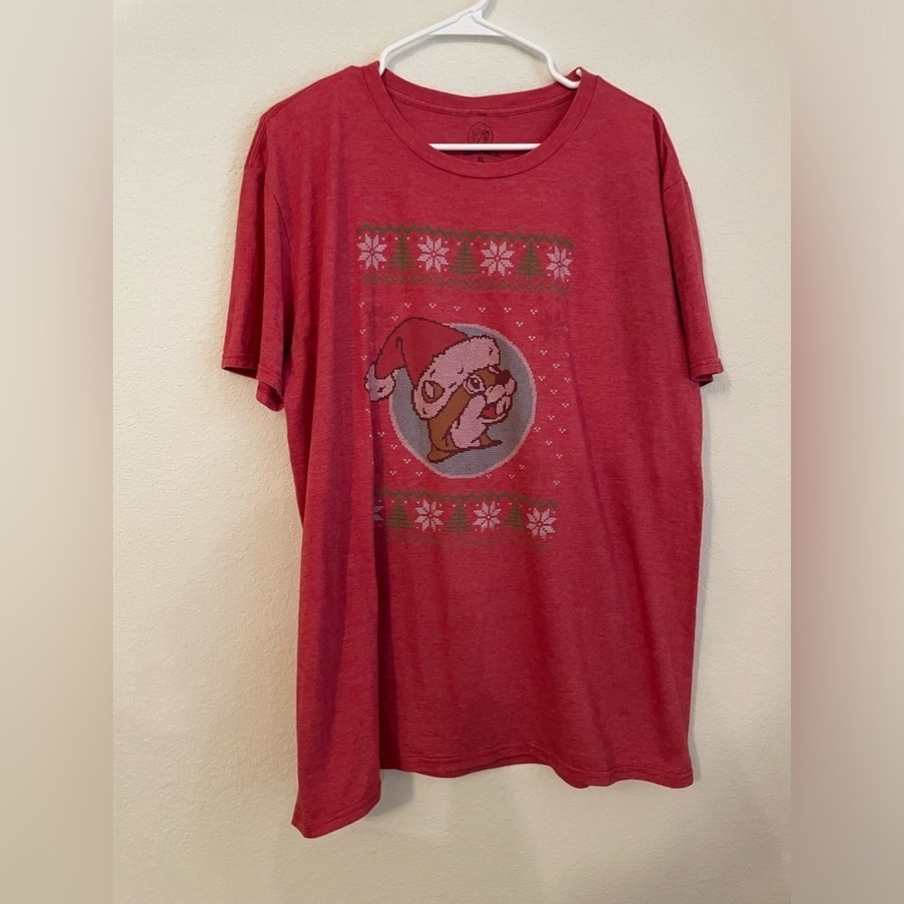 Bucees christmas holiday beaver shirt size XL